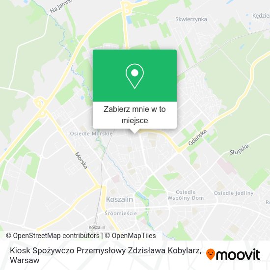 Mapa Kiosk Spożywczo Przemysłowy Zdzisława Kobylarz