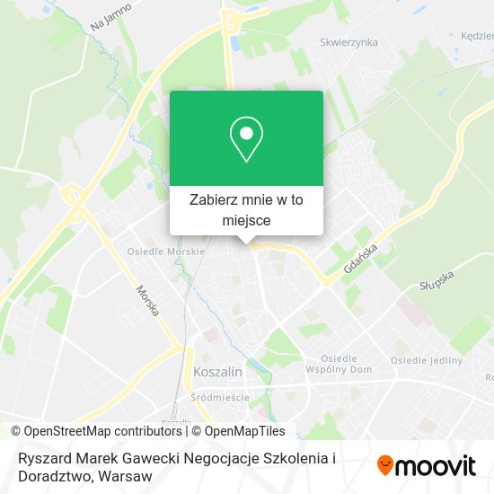 Mapa Ryszard Marek Gawecki Negocjacje Szkolenia i Doradztwo