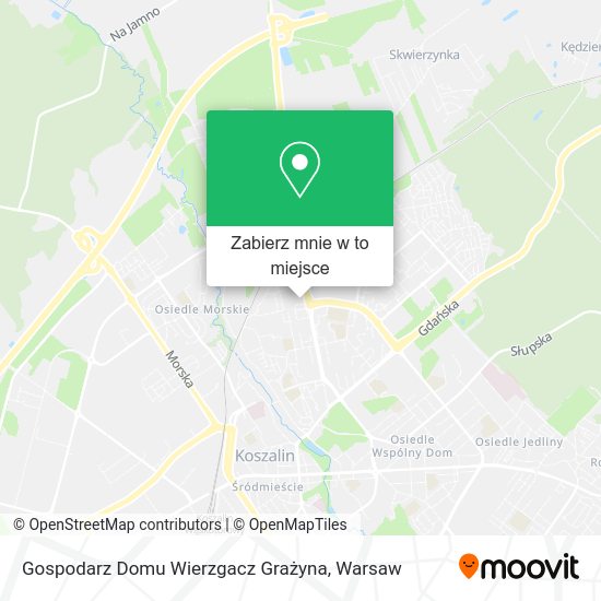 Mapa Gospodarz Domu Wierzgacz Grażyna