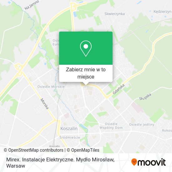 Mapa Mirex. Instalacje Elektryczne. Mydło Mirosław