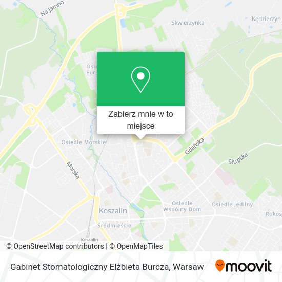 Mapa Gabinet Stomatologiczny Elżbieta Burcza