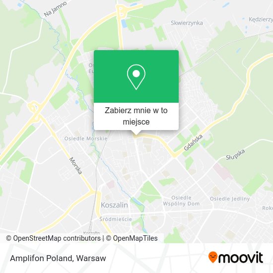 Mapa Amplifon Poland