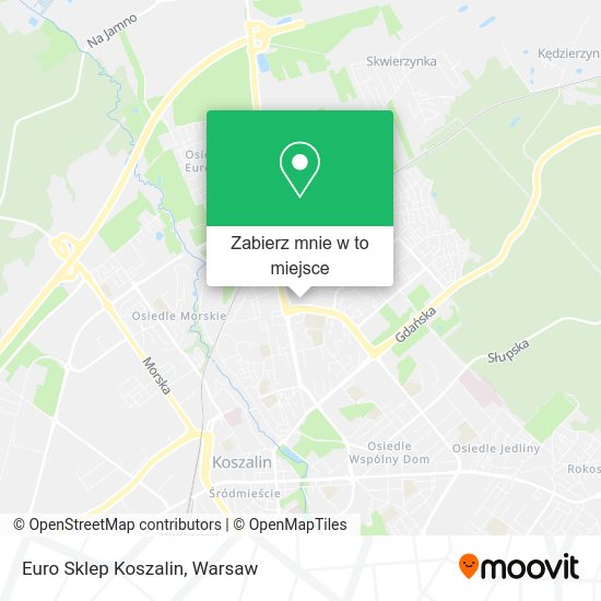 Mapa Euro Sklep Koszalin