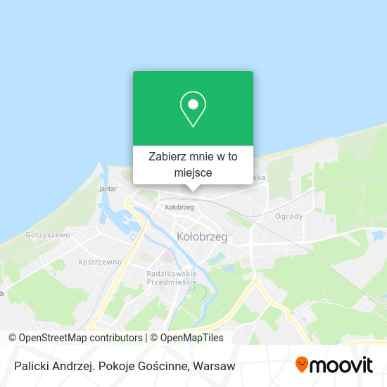 Mapa Palicki Andrzej. Pokoje Gościnne