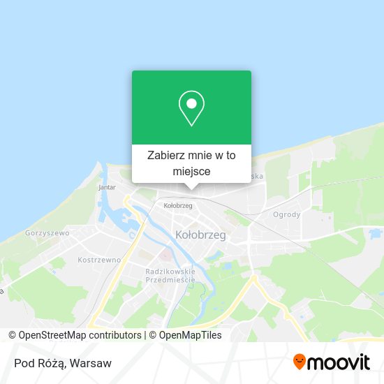 Mapa Pod Różą