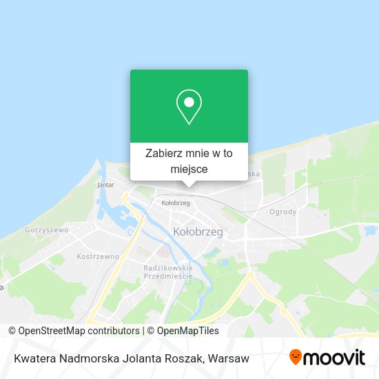 Mapa Kwatera Nadmorska Jolanta Roszak