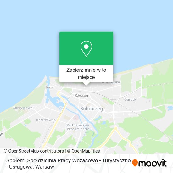 Mapa Społem. Spółdzielnia Pracy Wczasowo - Turystyczno - Usługowa