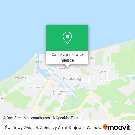 Mapa Światowy Związek Żołnierzy Armii Krajowej