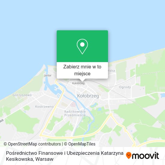 Mapa Pośrednictwo Finansowe i Ubezpieczenia Katarzyna Kesikowska