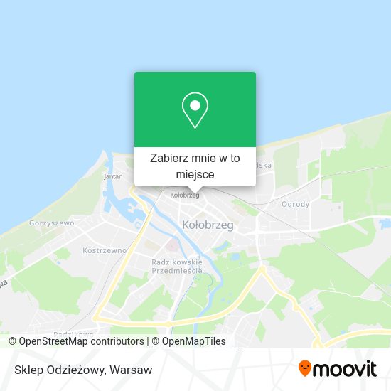 Mapa Sklep Odzieżowy