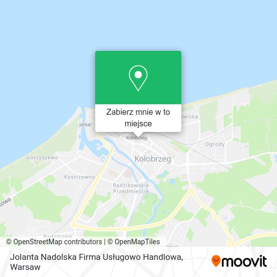 Mapa Jolanta Nadolska Firma Usługowo Handlowa