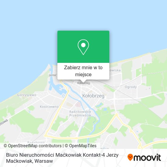 Mapa Biuro Nieruchomości Maćkowiak Kontakt-4 Jerzy Maćkowiak