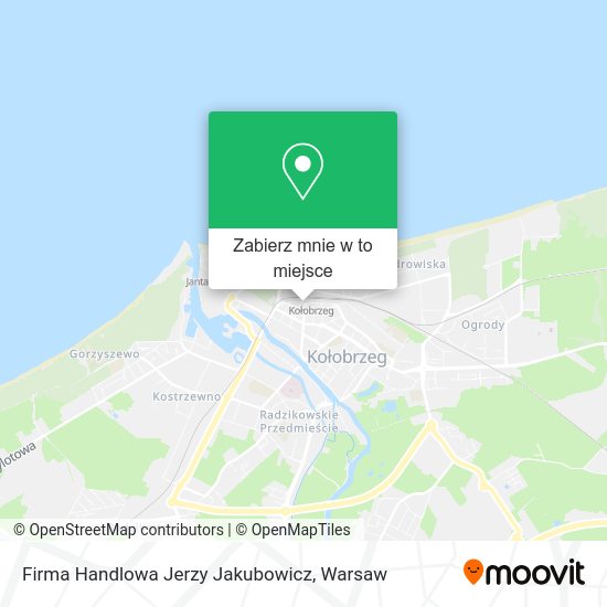 Mapa Firma Handlowa Jerzy Jakubowicz