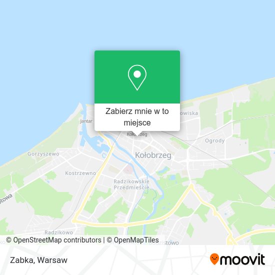 Mapa Zabka