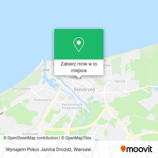 Mapa Wynajem Pokoi Janina Drożdż