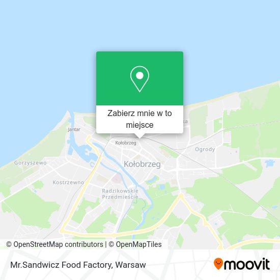 Mapa Mr.Sandwicz Food Factory