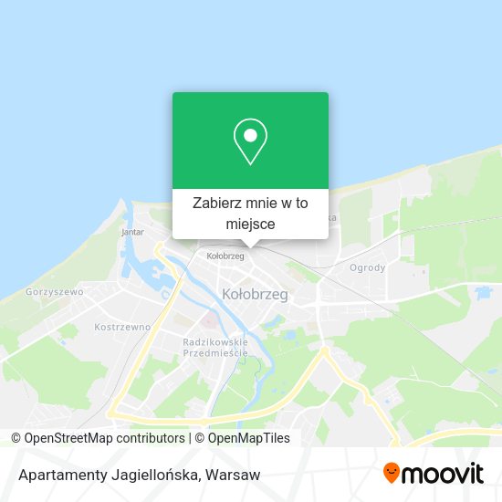 Mapa Apartamenty Jagiellońska