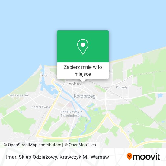 Mapa Imar. Sklep Odzieżowy. Krawczyk M.