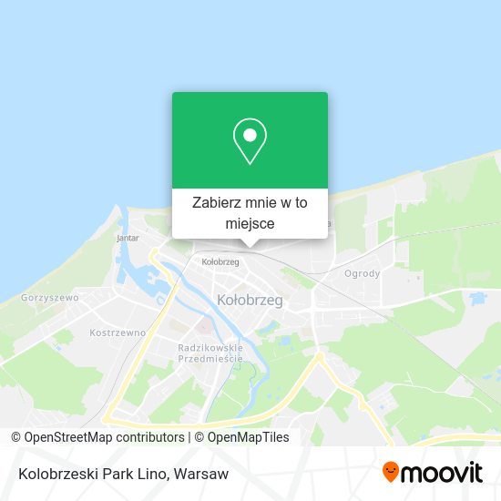 Mapa Kolobrzeski Park Lino