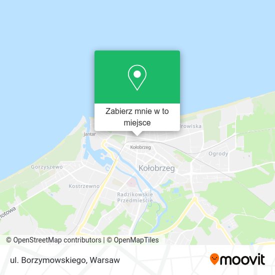 Mapa ul. Borzymowskiego