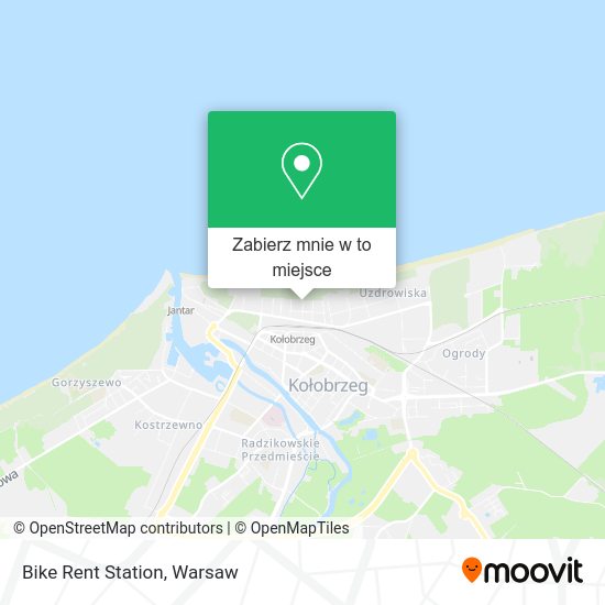 Mapa Bike Rent Station