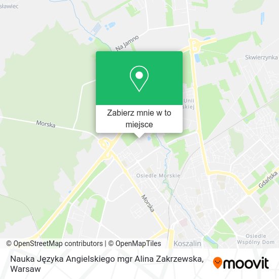 Mapa Nauka Języka Angielskiego mgr Alina Zakrzewska