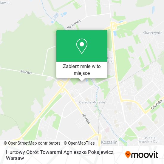 Mapa Hurtowy Obrót Towarami Agnieszka Pokajewicz