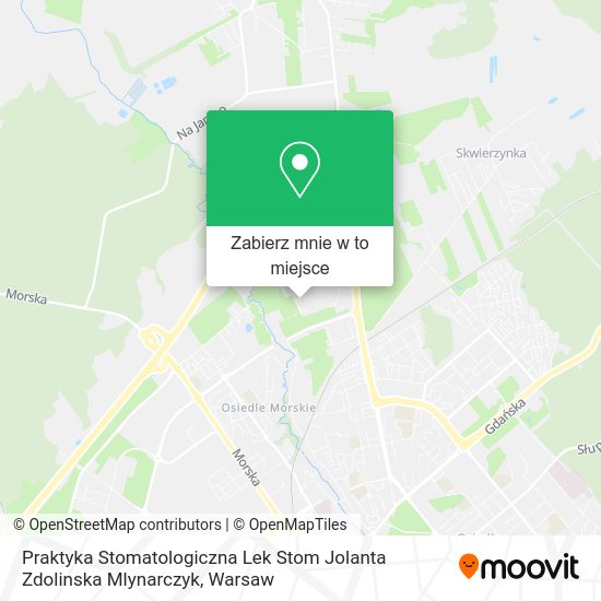 Mapa Praktyka Stomatologiczna Lek Stom Jolanta Zdolinska Mlynarczyk