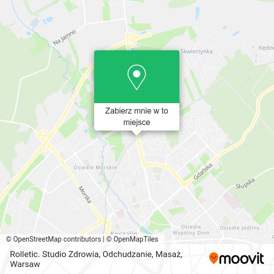 Mapa Rolletic. Studio Zdrowia, Odchudzanie, Masaż