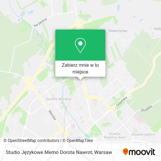 Mapa Studio Językowe Memo Dorota Nawrot