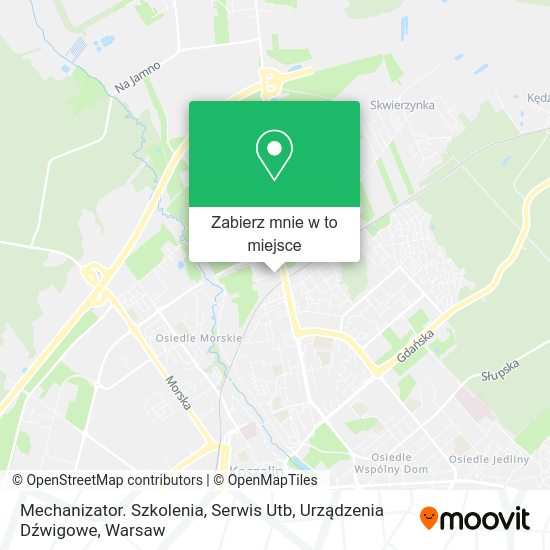 Mapa Mechanizator. Szkolenia, Serwis Utb, Urządzenia Dźwigowe