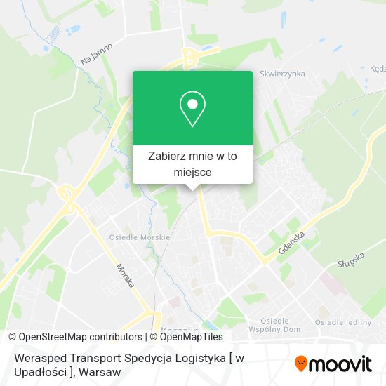 Mapa Werasped Transport Spedycja Logistyka [ w Upadłości ]