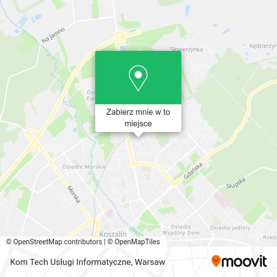 Mapa Kom Tech Usługi Informatyczne