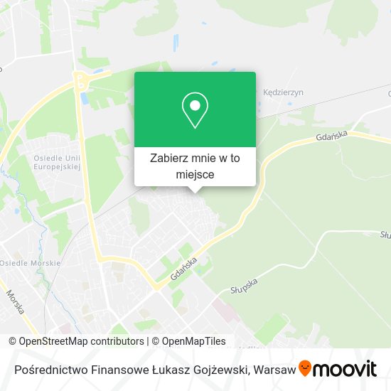 Mapa Pośrednictwo Finansowe Łukasz Gojżewski