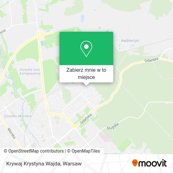 Mapa Krywaj Krystyna Wajda