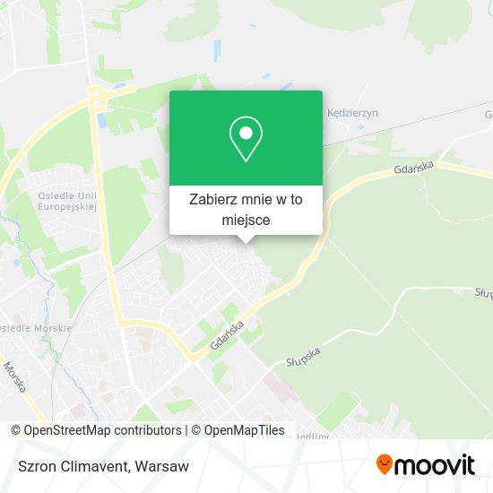 Mapa Szron Climavent