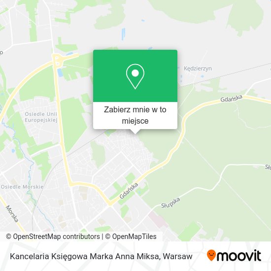 Mapa Kancelaria Księgowa Marka Anna Miksa