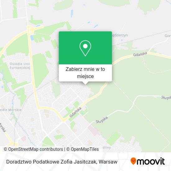 Mapa Doradztwo Podatkowe Zofia Jasitczak