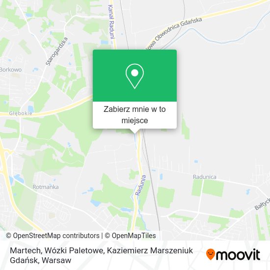 Mapa Martech, Wózki Paletowe, Kaziemierz Marszeniuk Gdańsk