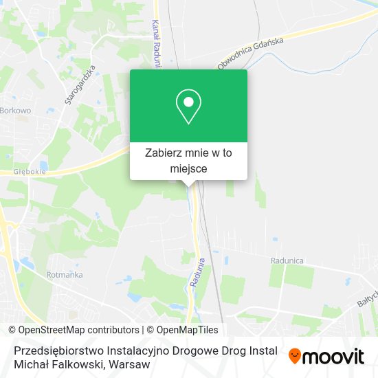 Mapa Przedsiębiorstwo Instalacyjno Drogowe Drog Instal Michał Falkowski