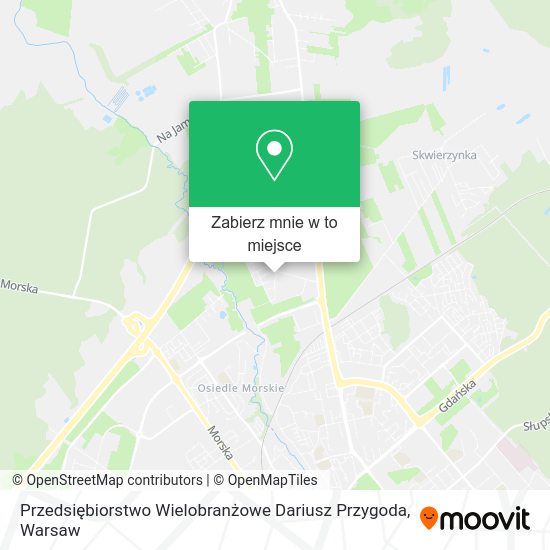 Mapa Przedsiębiorstwo Wielobranżowe Dariusz Przygoda