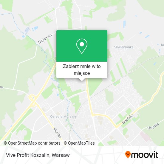 Mapa Vive Profit Koszalin