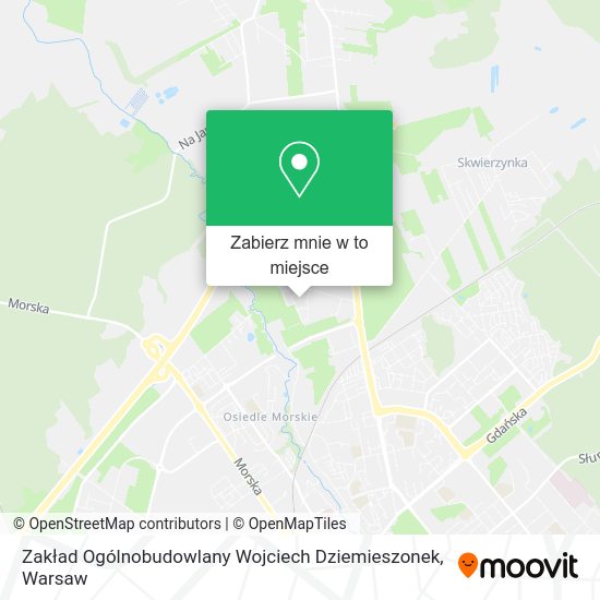 Mapa Zakład Ogólnobudowlany Wojciech Dziemieszonek