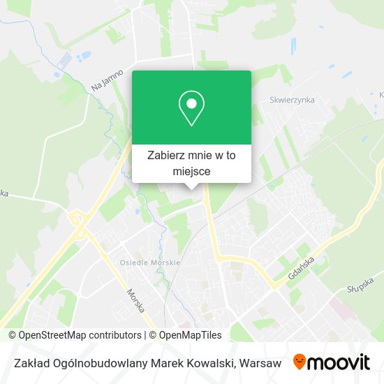 Mapa Zakład Ogólnobudowlany Marek Kowalski