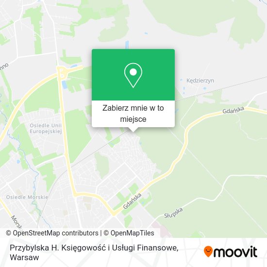 Mapa Przybylska H. Księgowość i Usługi Finansowe