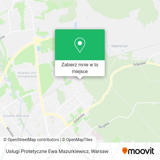 Mapa Usługi Protetyczne Ewa Mazurkiewicz