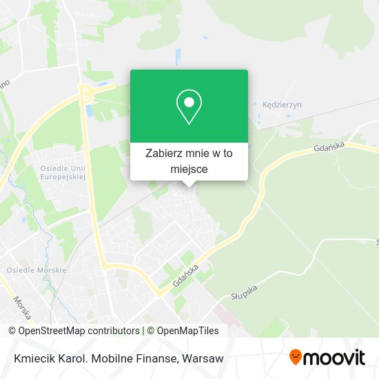 Mapa Kmiecik Karol. Mobilne Finanse