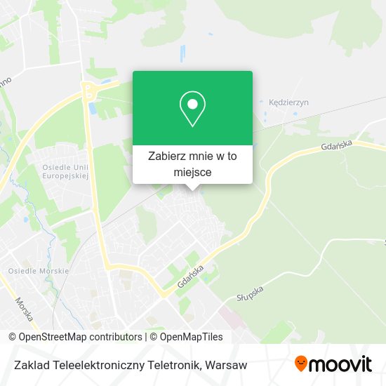 Mapa Zaklad Teleelektroniczny Teletronik