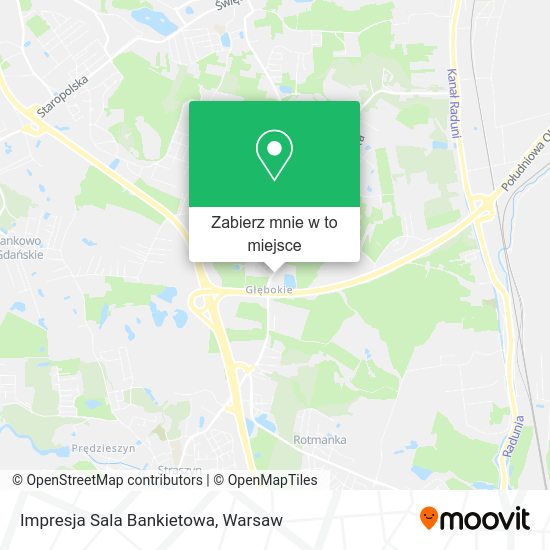 Mapa Impresja Sala Bankietowa