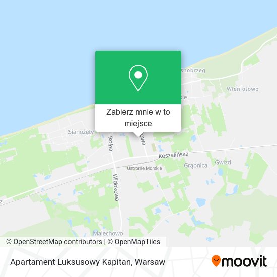 Mapa Apartament Luksusowy Kapitan